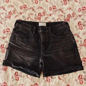High rise Everlane denim shorts